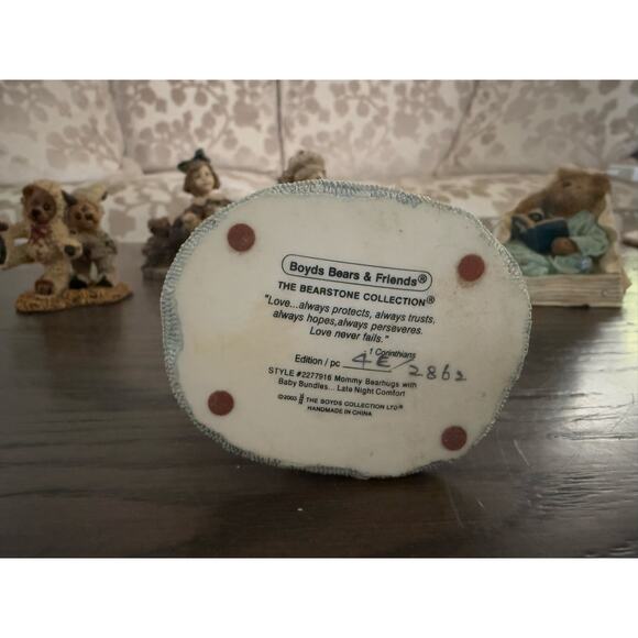 Boyds Bears Folkstone Collection – Lot of 5 (Bearstone, Yesterday’s) - Picture 7 of 8